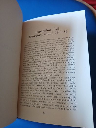 Tennant and Ruttle 50 Years book