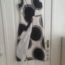 Dress/"Closet" Circle Print Skater Dress .. Colour: White/Black  ..  Size: 12 UK .. Price Drop Image 7