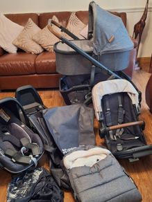 Uppababy Vista V2 Travel System Greyson
