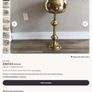 Bargain Tall pair of  Brass jardinieres planters on pedestals. Image 6