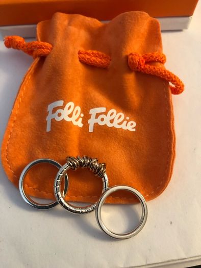 Folli Follie 3 piece ring set