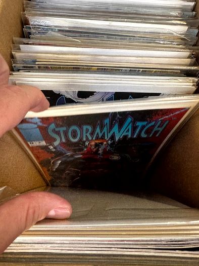 Image & Top Cow Long Comic Box w 320 comics for Sale