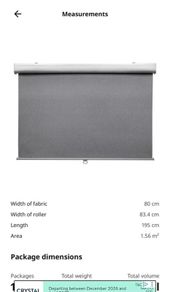 Ikea Blinds Tretur X 2
