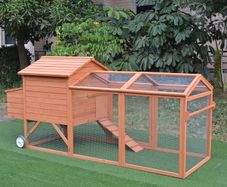 Wheeled Chicken Wagon 8-10 Hens - Free delivery