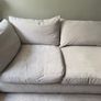 Modern Grey Fabric Corner Sofa  2 Piece Modular L Shape Couch Image 5
