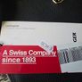 Black leather crossbody bag Wenger Swiss made Image 6
