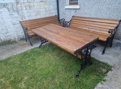 Heavy cast iron table