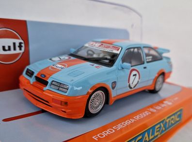 Scalextric Ford Sierra RS500 Slot car ( C4231 btcc touring saloon gulf )