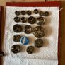 Selection of taps and dies plus small machine vice Image 3