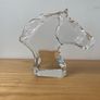 Baccarat Crystal Horse Head France Image 4