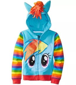 rainbow pony coat girls  age 9