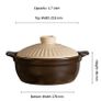 Clay Pot / Casserole Earthen Pot for Cooking, with Lid Image 4