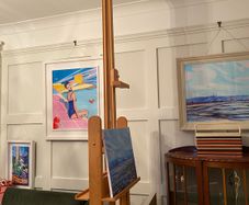 Easel - Double sided easel - Mabef Italy