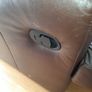 Brown Leather Recliner Armchair FREE Image 3