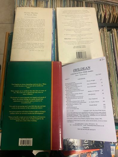 OSCAR WILDE A Large Selection of Books about his work and life.