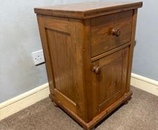 Bedside locker - all wooden