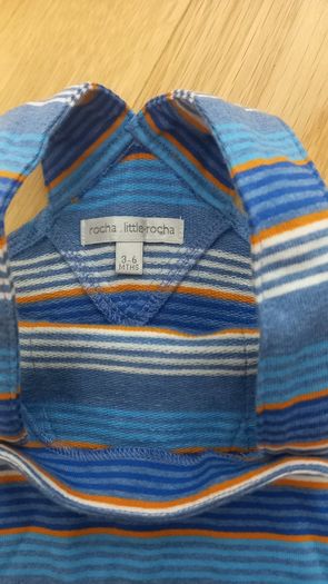 Little Rocha Baby Striped Dungarees 3-6 months