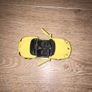 Toy car yellow Porsche Boxter Image 4