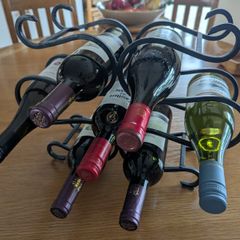Wrought Iron Wine Rack