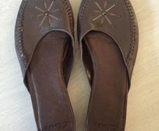Leather Slippers Clarks Brand New