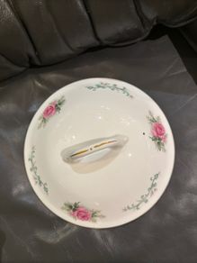 Tureen lid by Vintage Royal Grafton fine bone china.