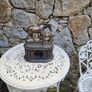 pewter horse an foul beautiful piece Image 6