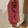 Zara dusky pink dobby blouse uk10 Image 5