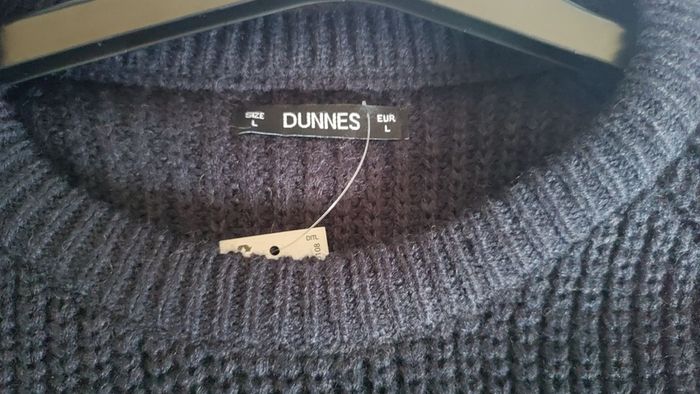 dunnes large black navy jumper men