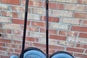 weights dumbells barbell