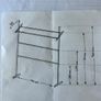 Antique Wooden Towel Rail Image 4