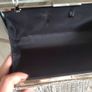 silver rhinestones fringe clutch Image 5