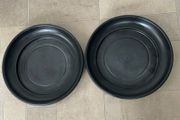 x2 Large Plant Pot Saucers 42cm