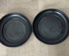 x2 Large Plant Pot Saucers