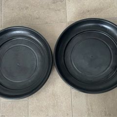 x2 Large Plant Pot Saucers
