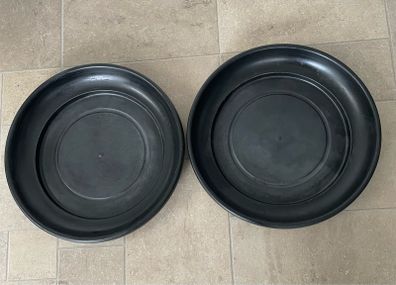 x2 Large Plant Pot Saucers