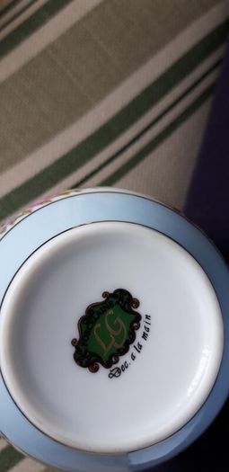 Beautiful Limoges French porcelain Egg