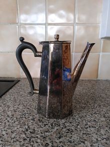 Silver plated coffee pot