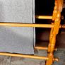 Antique Victorian Style Free Standing Pine Country Wooden Towel Rail Stand Rack Image 7