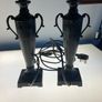 Pair of neoclassical style lamp stands. Image 2