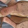 Alexander McQueen Tan Leather Crystal Embellished Skull Detail Peep Toe Pumps Size 40.5 (Fit 7-7.5UK) - Rrp 695 (New) Image 6