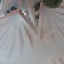 Art Deco Peach frosted Cake Plate Image 4