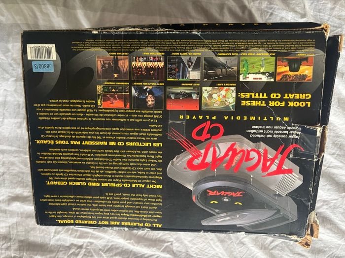 Boxed Atari Jaguar CD
