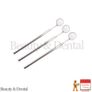 3x Dental Mirror With Handle Mouth Examination Stainless Steel Mouth Mirror Image 3