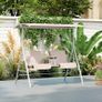 2 Seater Garden Swing Chair Patio Rocking Bench w/ Tilting Canopy Image 5