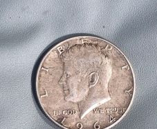 1964 J F Kennedy half dollar
