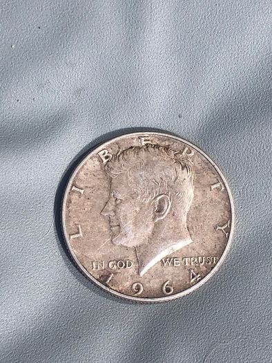 1964 J F Kennedy half dollar