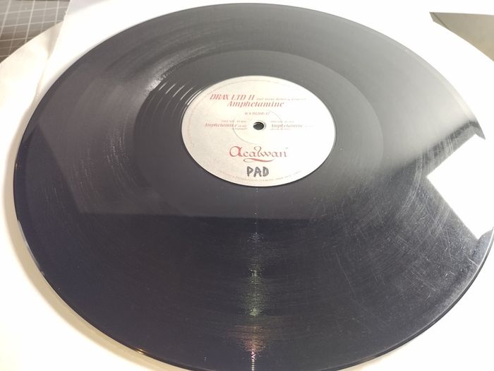 Drax II - Amphetamine - Acalwan Records - GERMAN Pressing - HARD Acid Trance BANGER! Absolutely RALLIED!