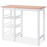 Bar Set 3 Pieces MDF White Image 5