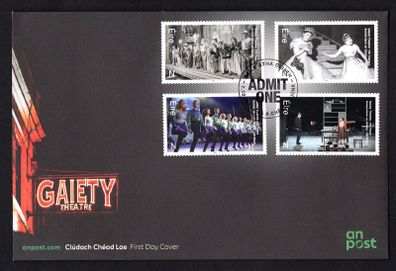 2021 Ireland Gaiety Theatre: 150 Years Commemorative Stamp An Post First Day Cover (FDC)