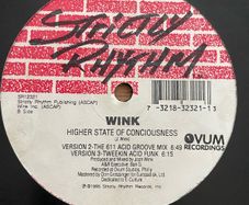 Wink - Higher State of Consciouness 12" - 1995 - Strictly Rhythm Records - SR12321